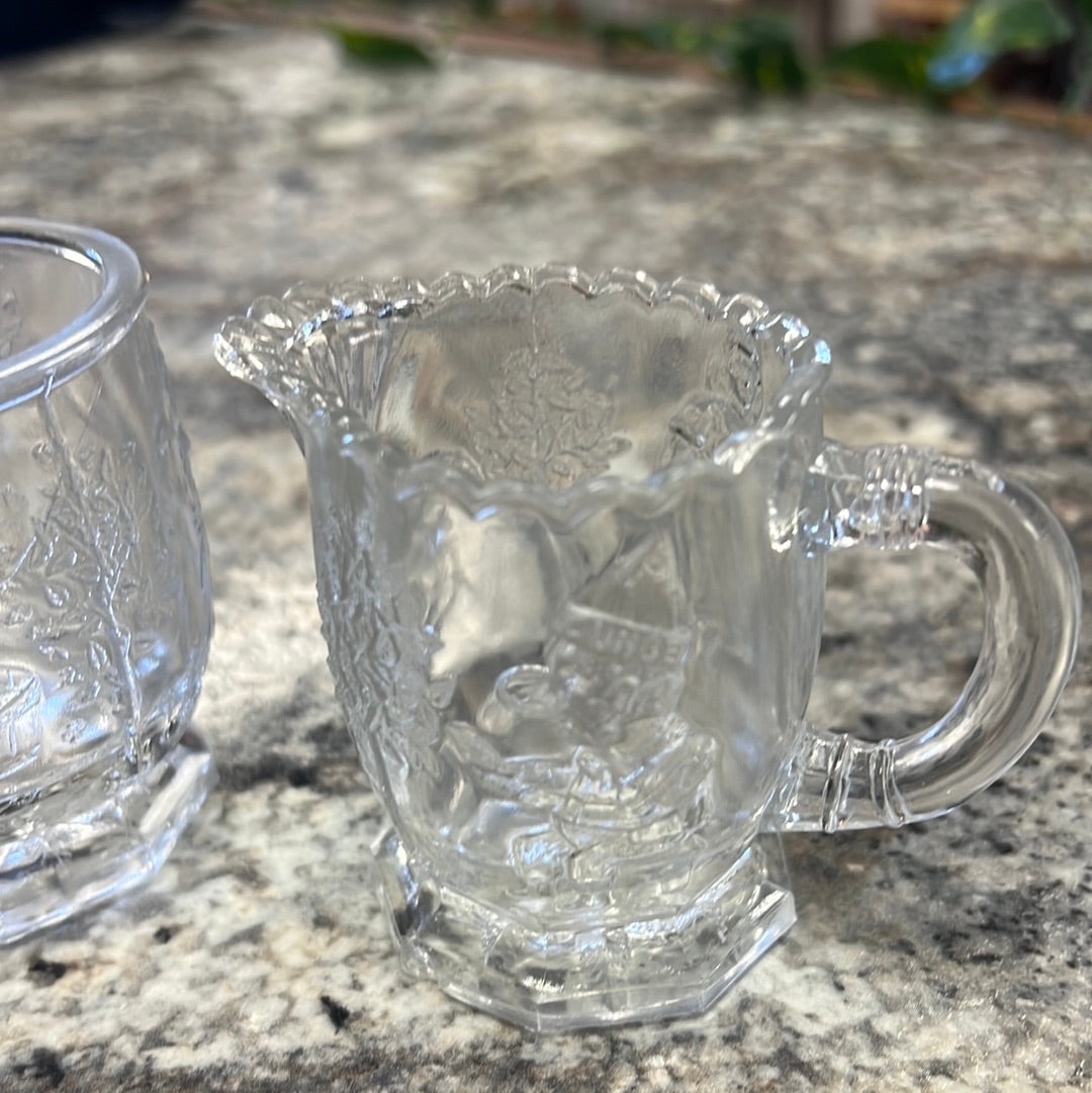 Vintage Pressed Glass