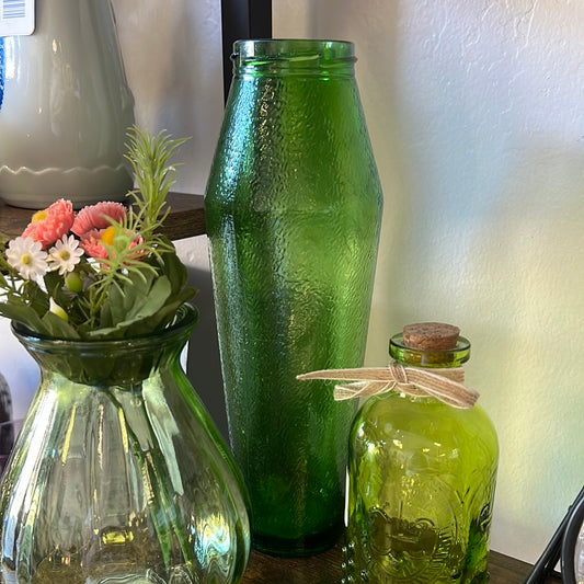 Green Glass Bottle