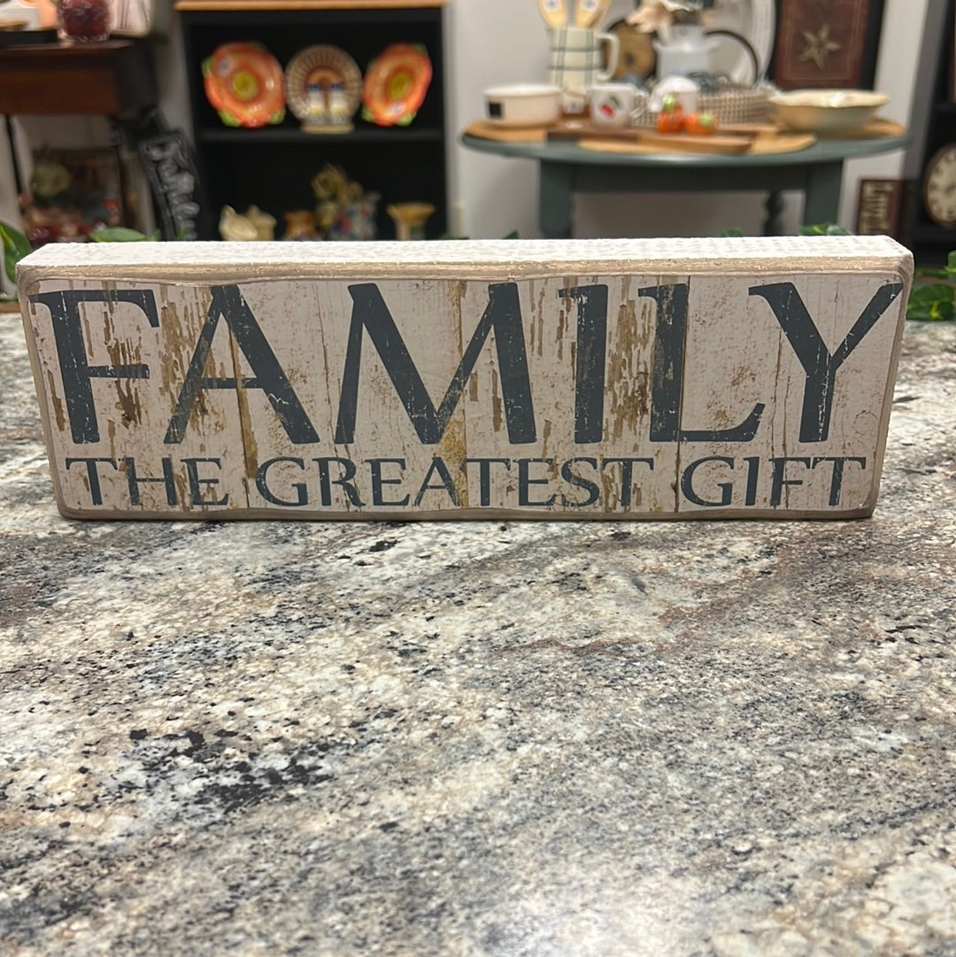 Wood Family Sign