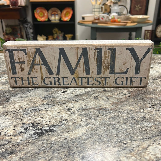 Wood Family Sign