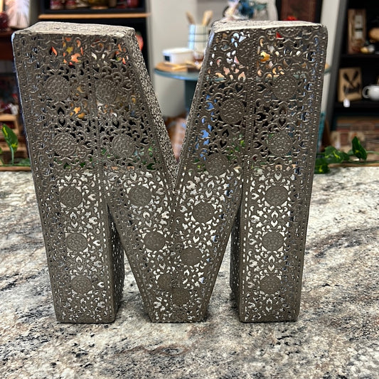 Metal Letter M