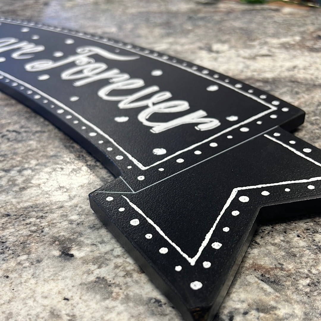 Black Family Sign