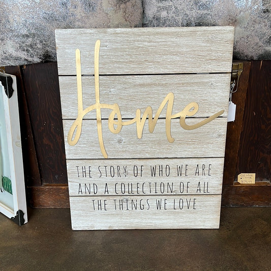 Home Decor Sign