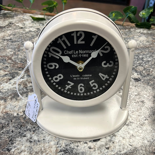 White Desk Clock