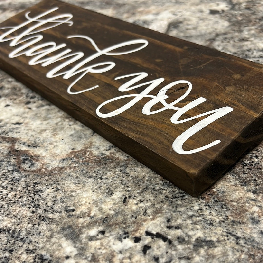Thank You Sign