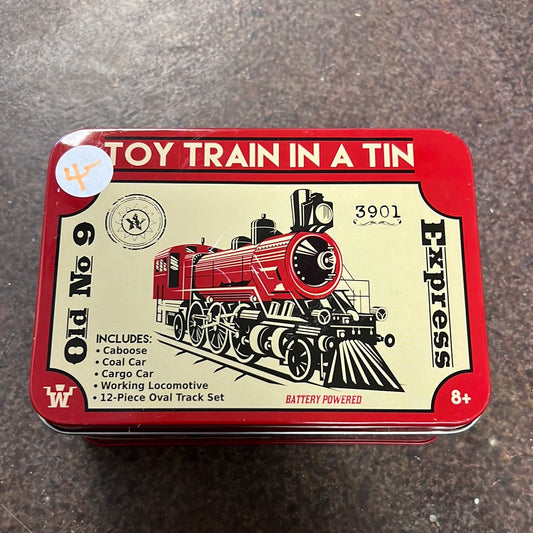 Vintage Train Tin