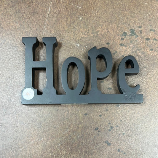 Black Hope Sign