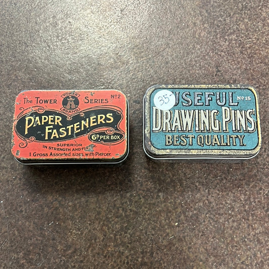 Vintage Tin Box Set