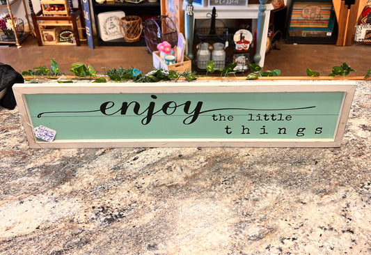 Enjoy Wood Sign