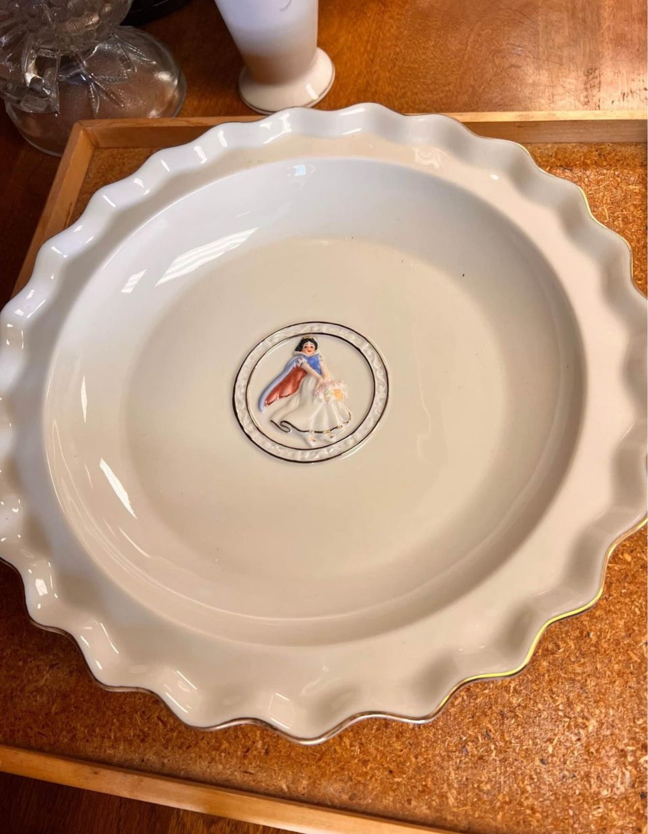 Lenox Snow White Pie Keeper RARE