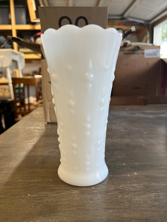 Vintage Milk Glass Vase