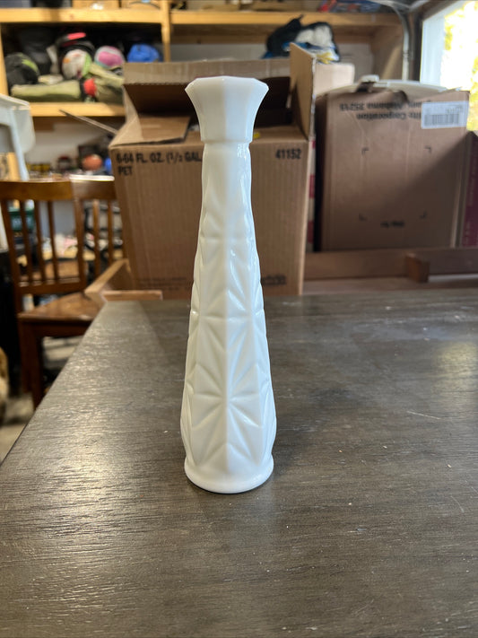 Vintage Milk Glass Vase