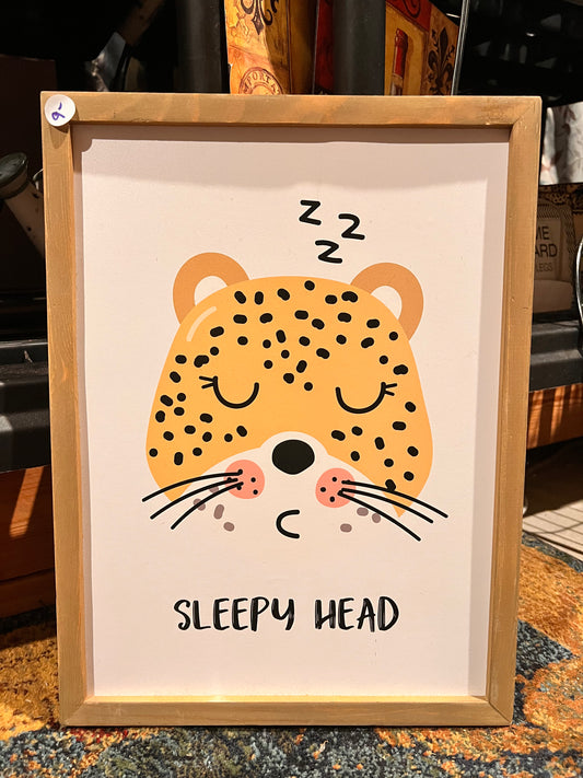 Sleepy Head Sign