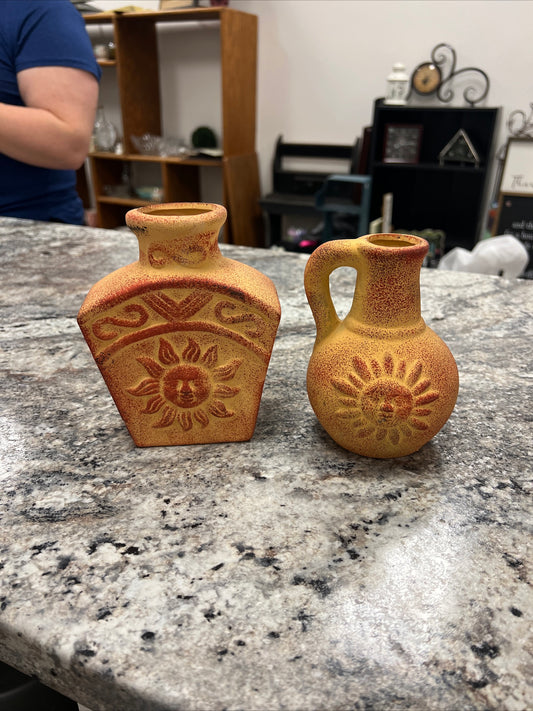 VTG Pottery Vases Set