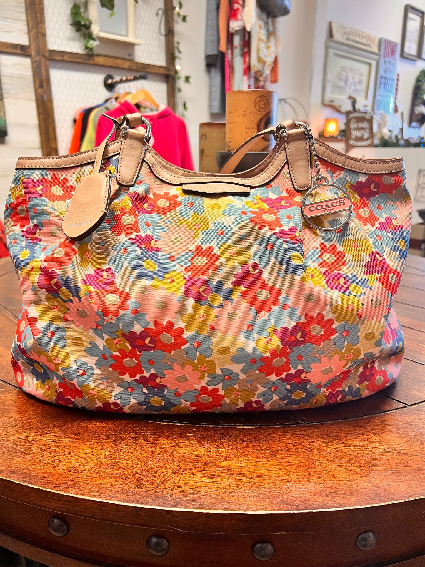 Flower Coach Purse