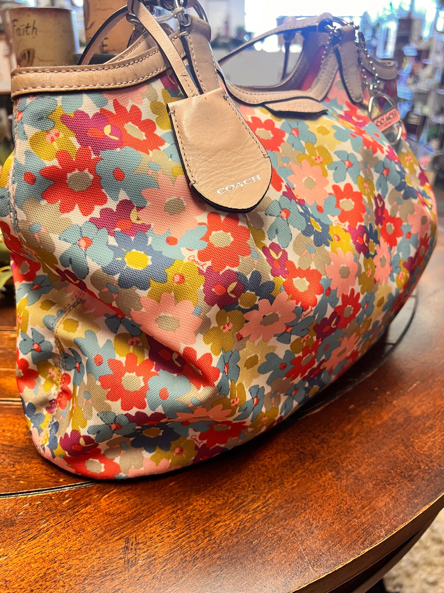 Flower Coach Purse