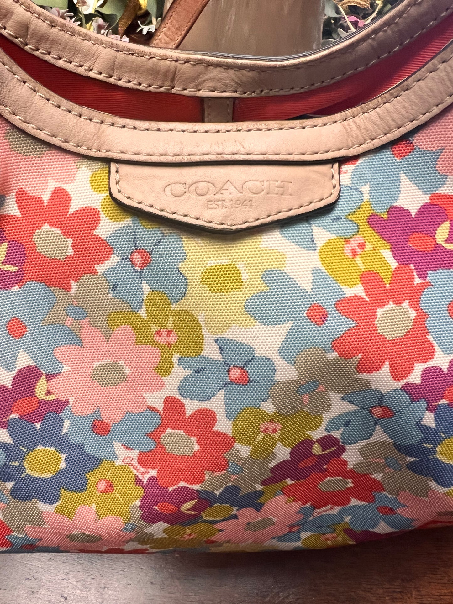 Flower Coach Purse