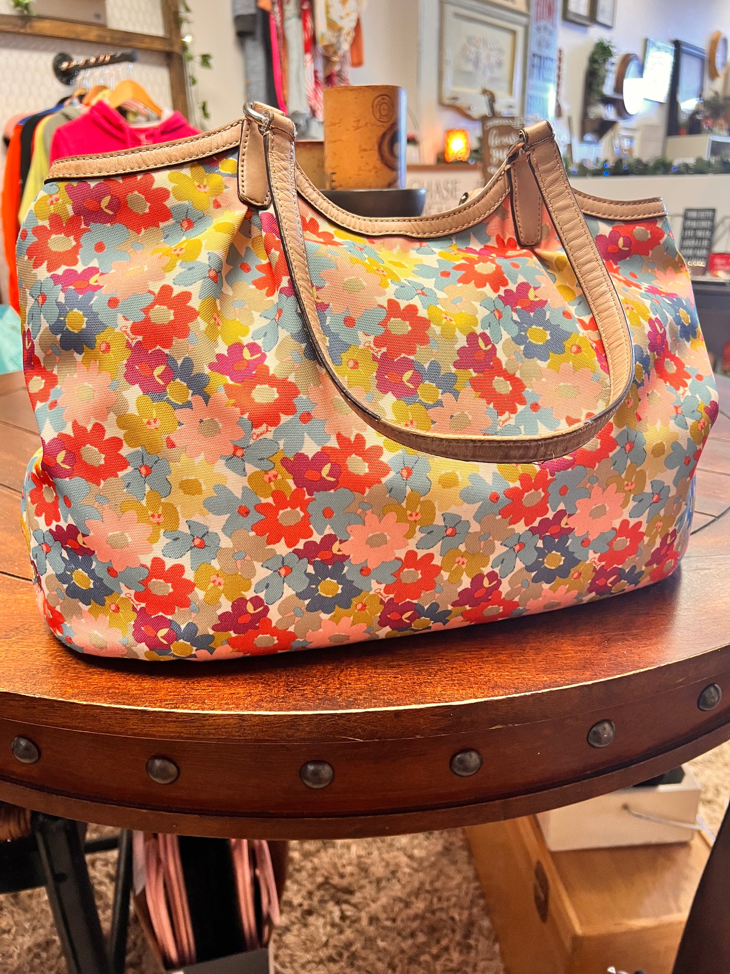 Flower Coach Purse