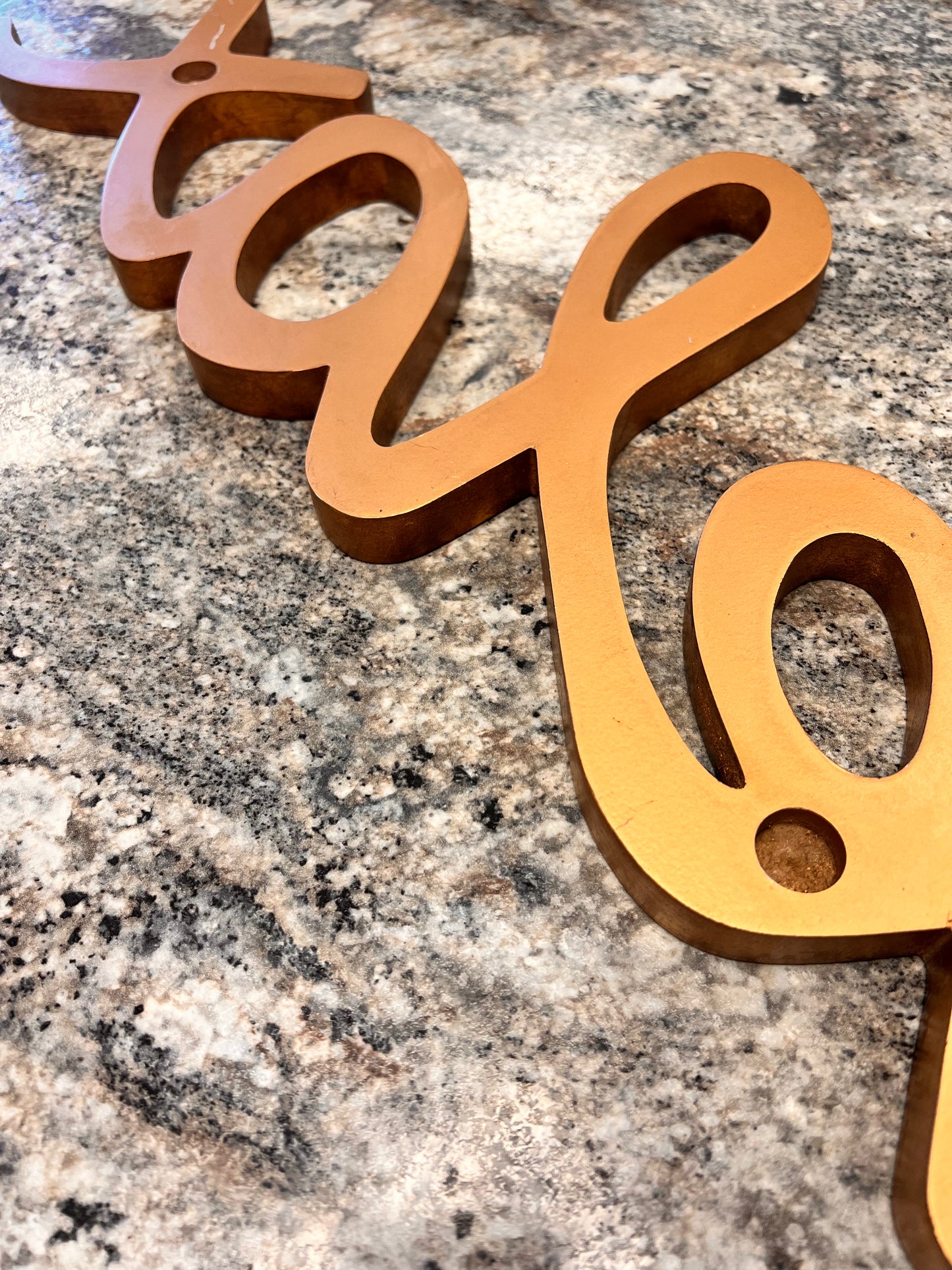 Relax Gold Sign