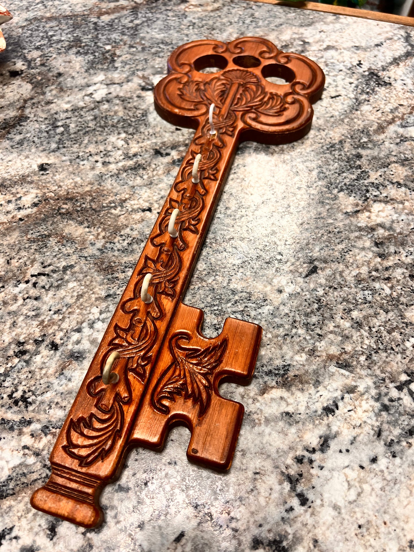 Hand Carved Wood Key