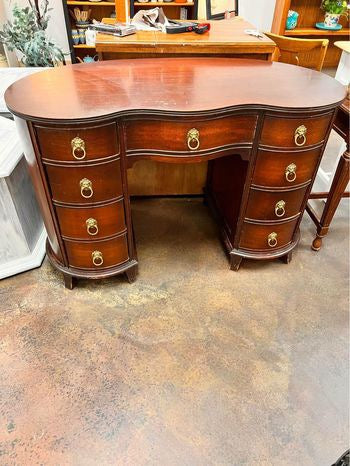 Antique Lionhead Desk