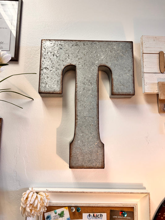 Metal Letter T